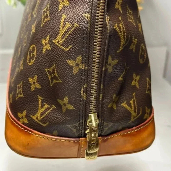Vintage LOUIS VUITTON Monogram Alma PM Handbag Satchel Tote Bag LV EUC + COA - Picture 5 of 16